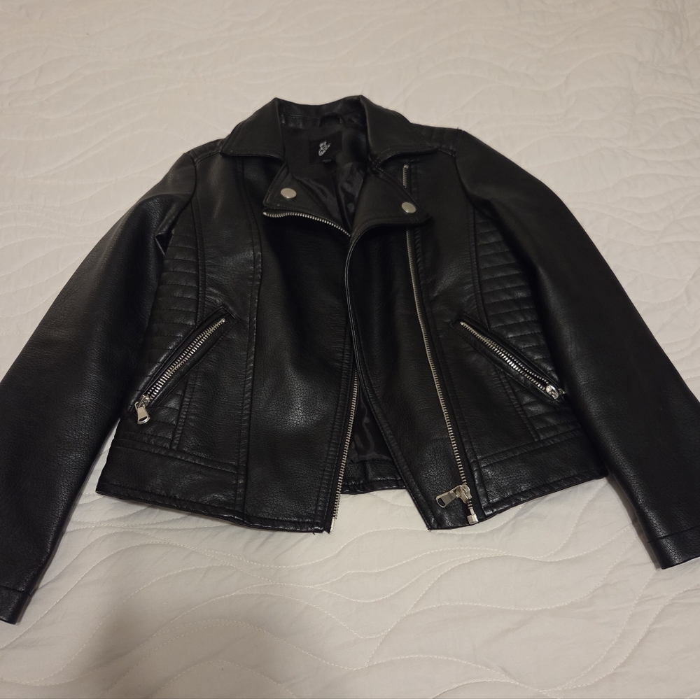 Girls Art Class Faux Leather Jakcet 6